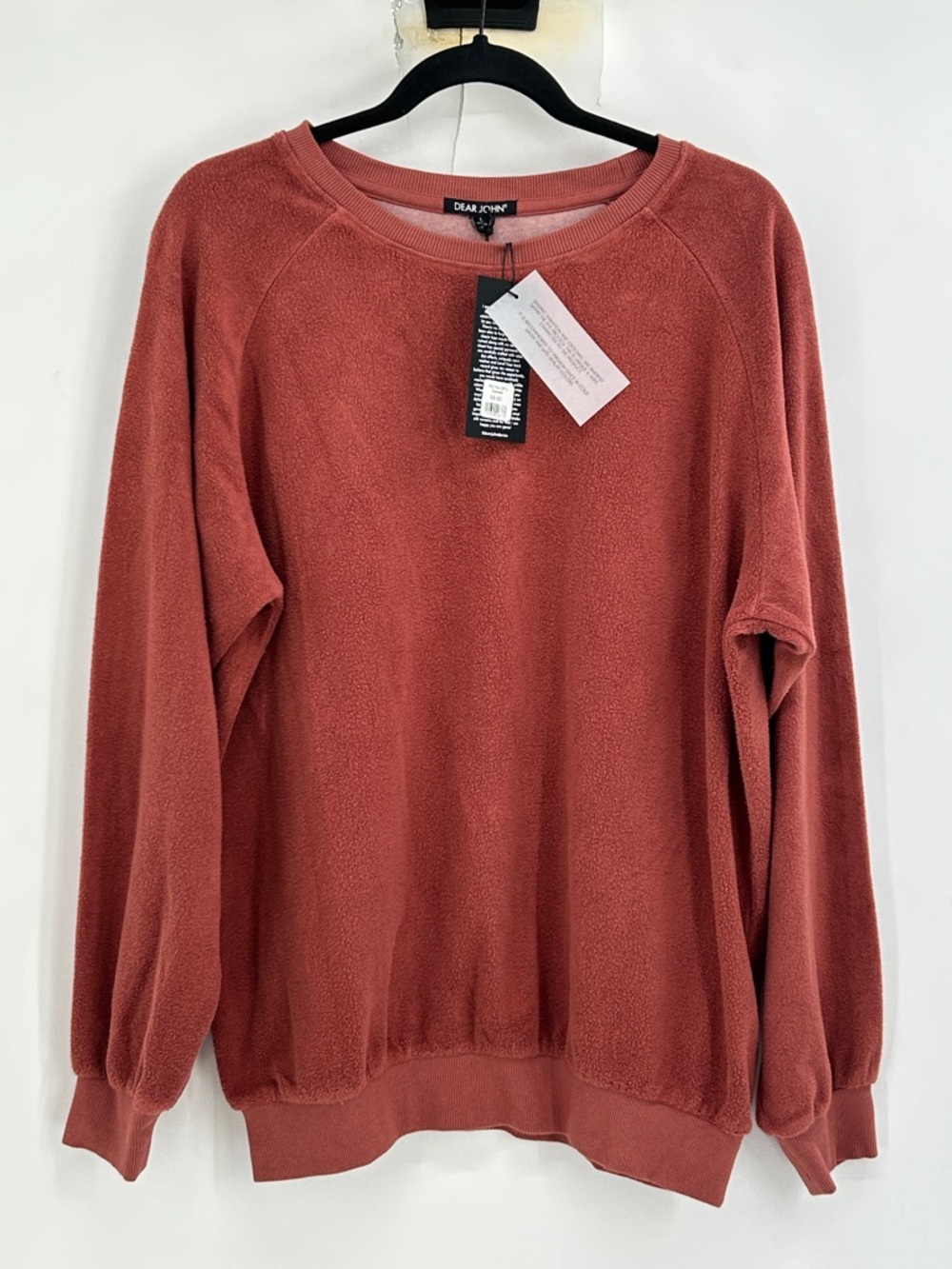 Dear John Brick Red Cozy Crewneck Sweatshirt